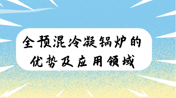 全預混冷凝鍋爐的優(yōu)勢及應用領域